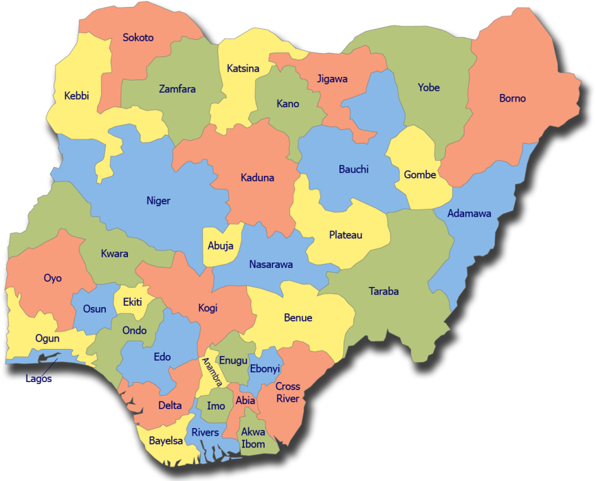 nigerianmap1 CFI Chapters
